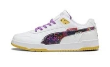 Puma ’S 10.5 309028-01 Floral Graphic Laces Nwob 4