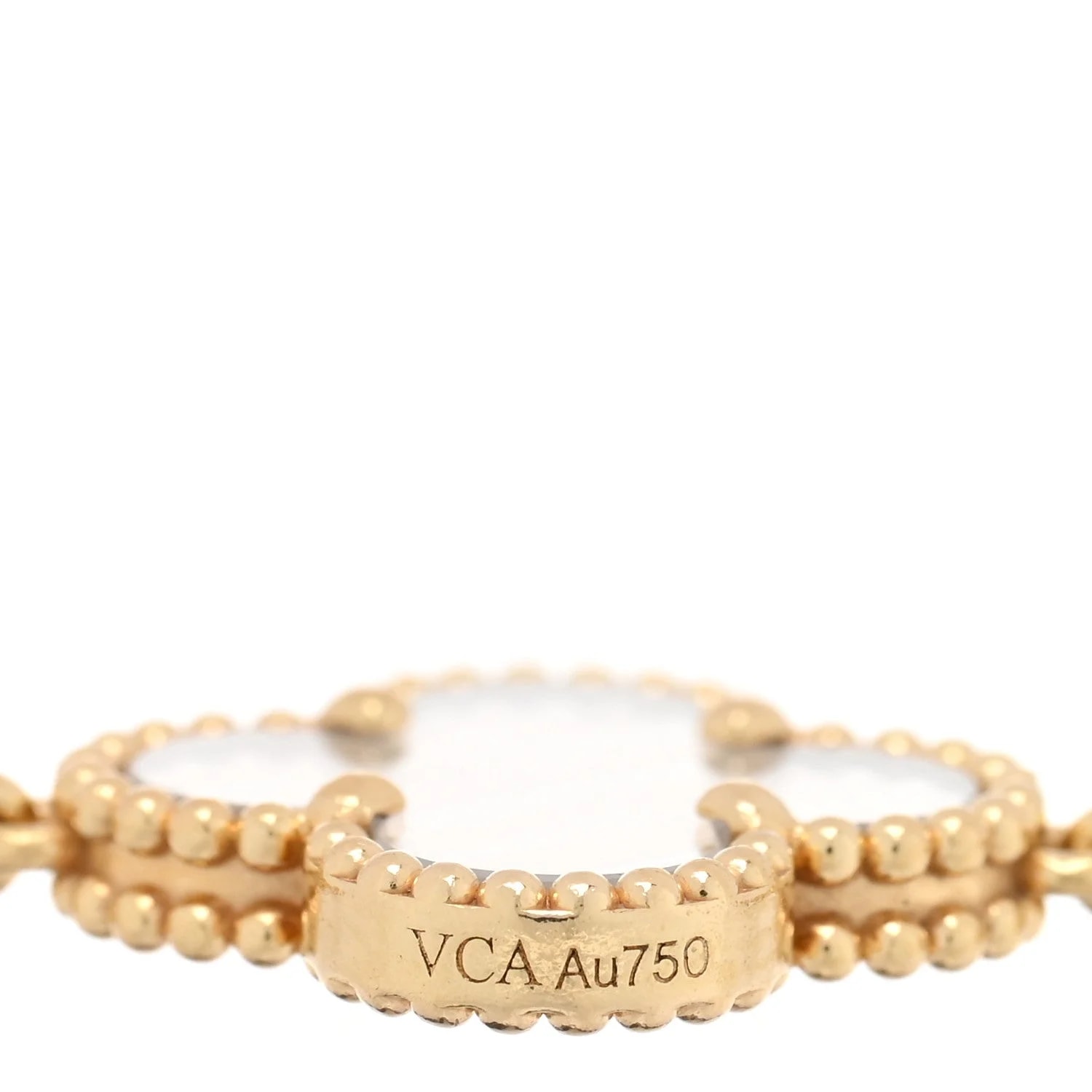 18K Yellow Gold Rock 5 Motifs Alhambra 3
