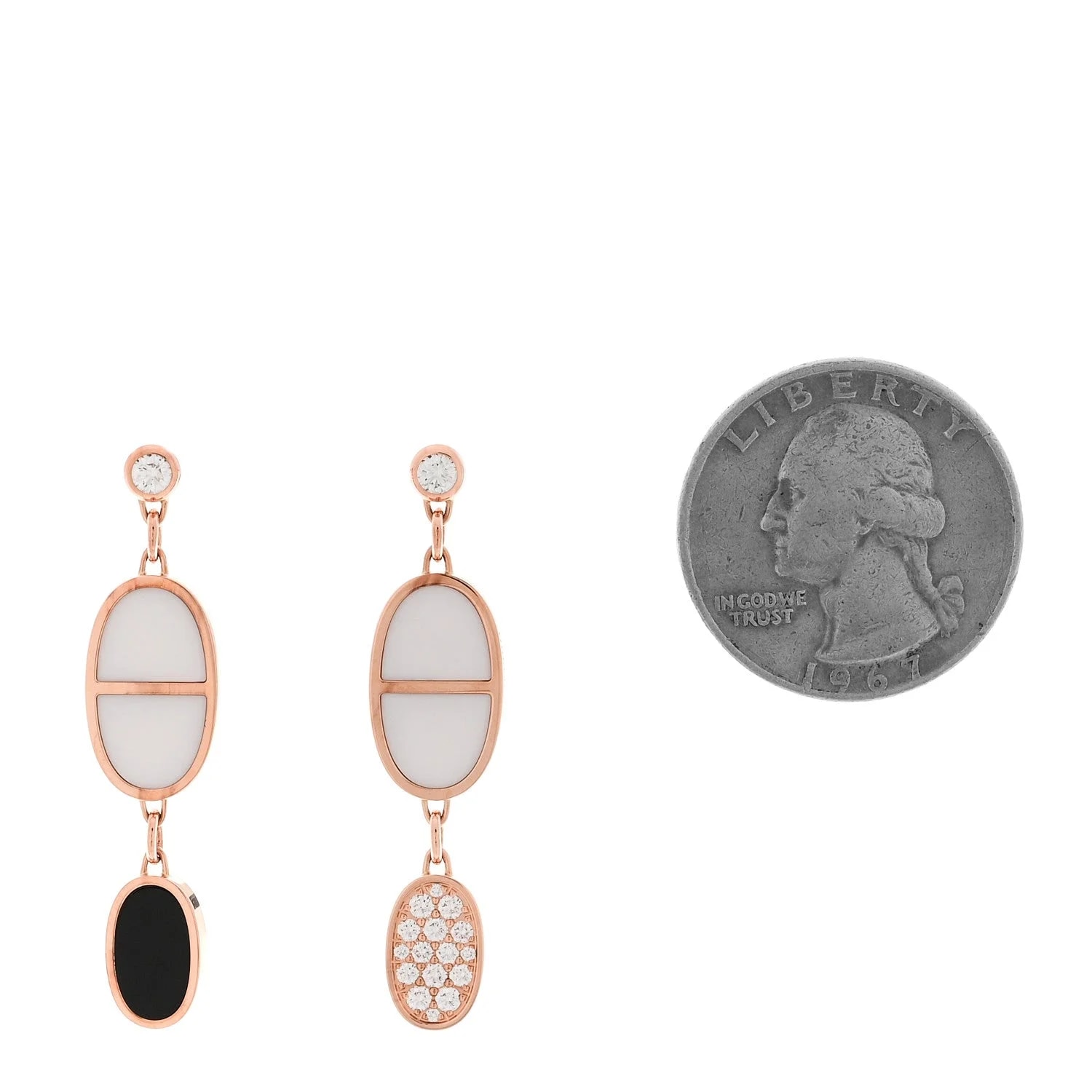 18K Rose Gold Chaine D'Ancre Verso Dangle 2