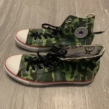 Converse — 2011 Gorillaz Converse Chuck Taylor All Star High Top Camo 10.5 No Box — Sneaker — resale
