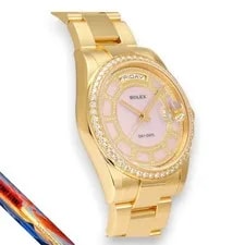Rolex DayDate 36 128348RBR Champagne Dial Yellow Gold 2