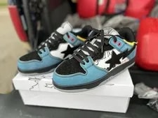 A Bathing Ape Sk8 STA Star Low Top Gbgr Reaper Dunk 4