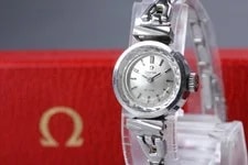 W/ Box Omega de Ville Cal.485 Silver 17mm Hand Winding Japan — Watch — resale