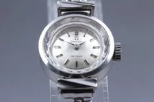 W/ Box Omega de Ville Cal.485 Silver 17mm Hand Winding Japan 4