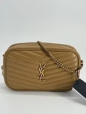 Saint Laurent — Saint Laurent Lou Camera Bag Chevron Mini — Handbag — resale