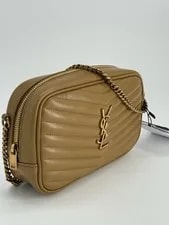 Saint Laurent Lou Camera Bag Chevron Mini 2