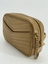 Saint Laurent Lou Camera Bag Chevron Mini 4