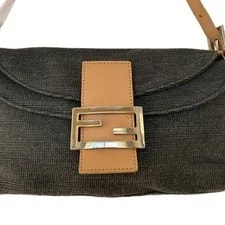 Fendi Mamma Baguette Flaplock From Japan 3
