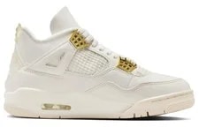Wmns Air Jordan 4 Retro 'Metallic ' 6.5 US AQ9129-170 New in Box 2
