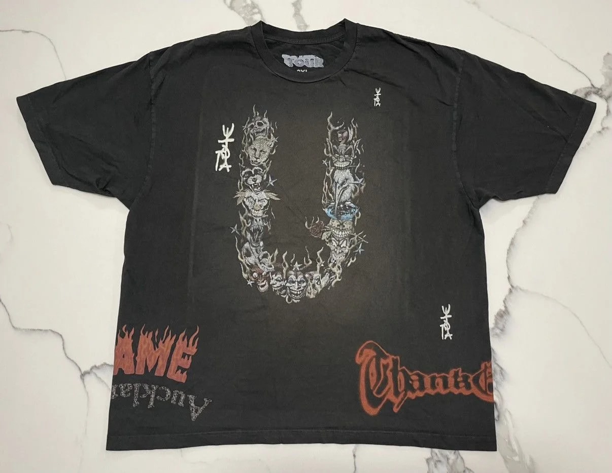 Travis Scott — Utopia Tour Merch “I Saw Utopia” Shirt — streetwear — resale