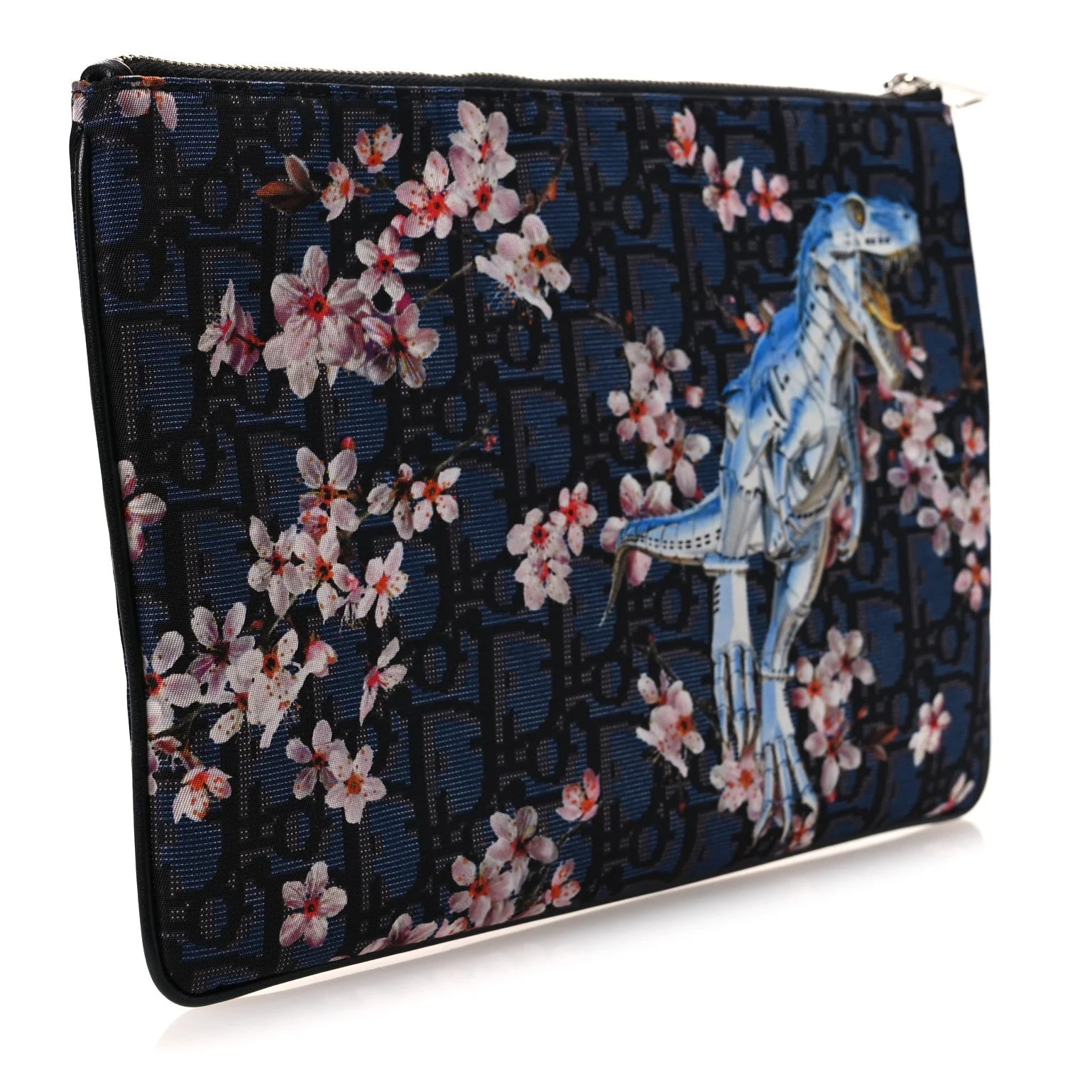 X Sorayama Grained Zipped Pouch 3