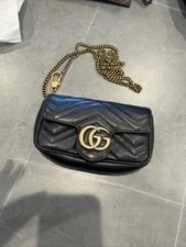 Gucci — Iconic Gucci GG Marmont Crossbody Super Mini — Handbag — resale