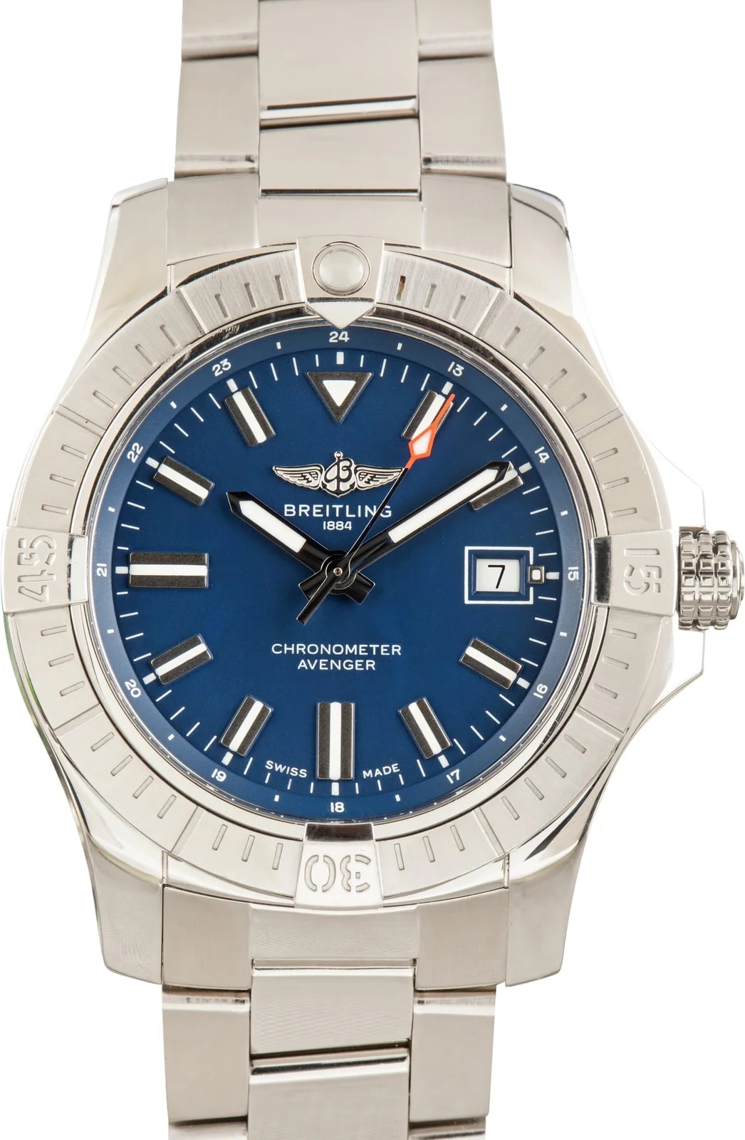 Breitling — Blue Dial Breitling Avenger Automatic 43 — Watch — resale