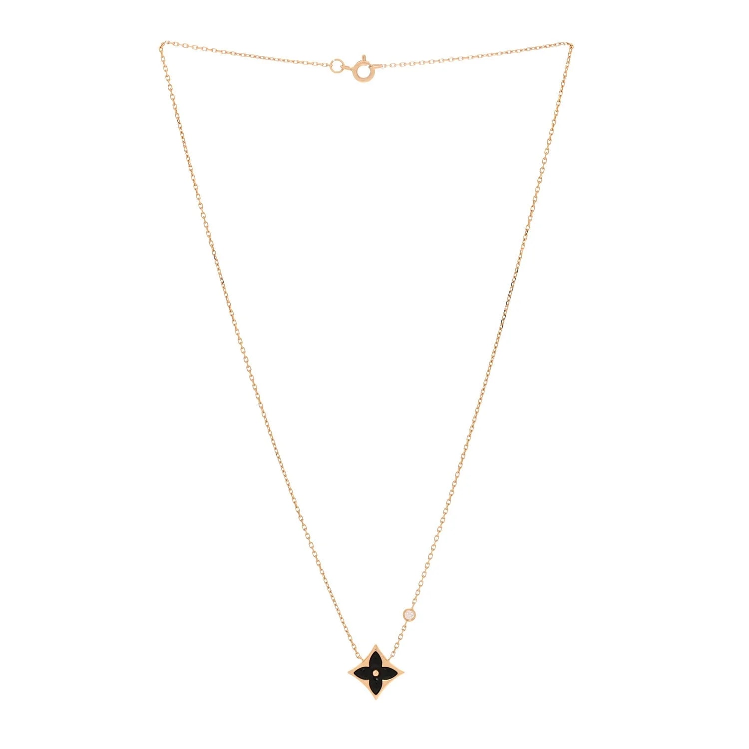 18K Yellow Gold Color Blossom Star 3