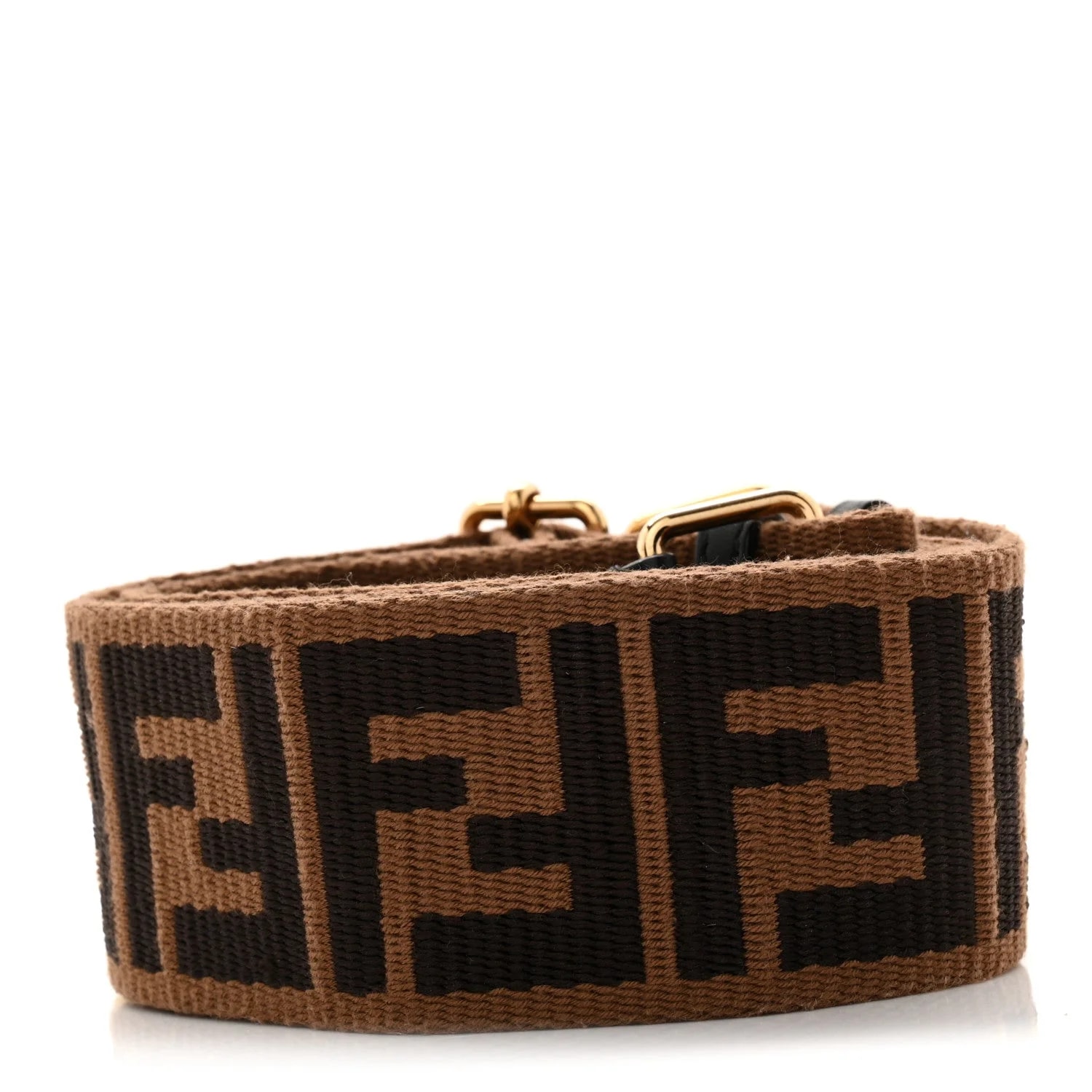 Ribbon Vitello Century 1974 Studded Strap You Fango Marrone Ebano 2
