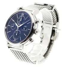 IWC Portofino Chronograph IW391030 42mm SS Black #C2936 2