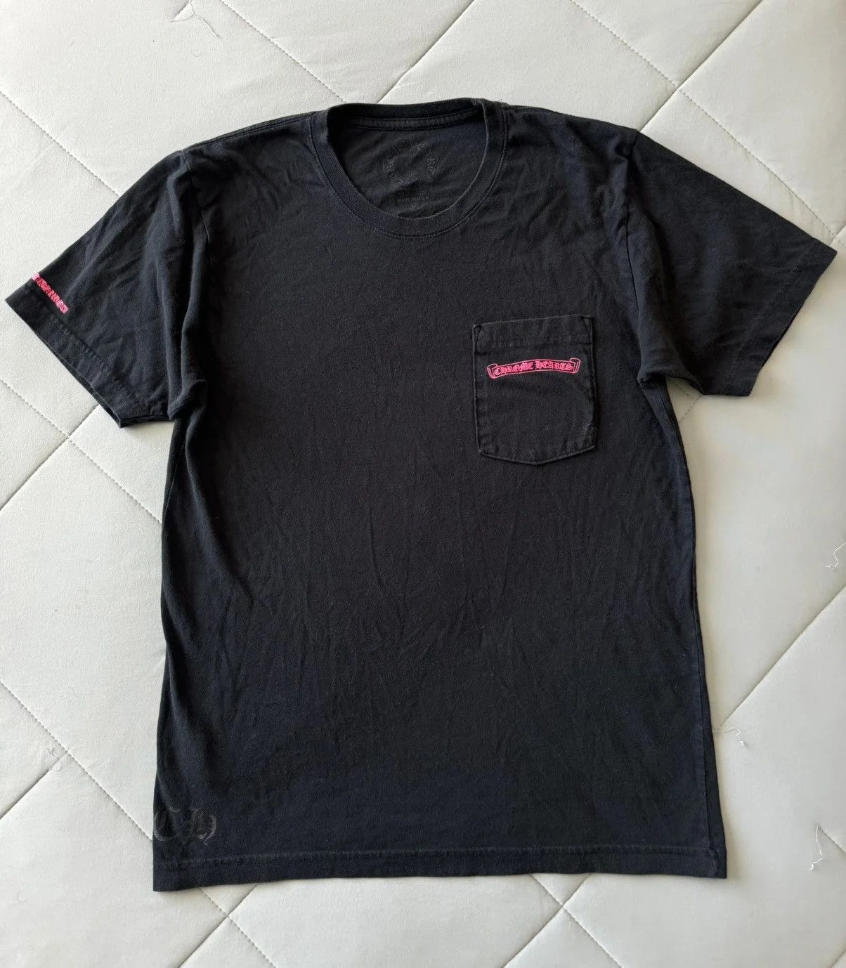 Chrome Hearts — Hearts Hollywood Vertical Logo Tee — streetwear — resale