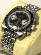 70s Croton 1878 Chronograph Paul Newman Model 106 A Black Dial 2