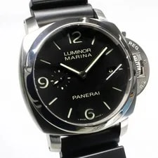 Panerai Luminor Marina 1950 3 Days PAM00312 Black SS Rubber Automatic S Watc 3