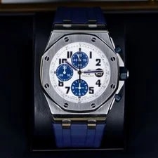 Audemars Piguet — Audemars Piguet Royal Oak Offshore Chronograph White Dial Stainless Steel 42mm — Watch — resale