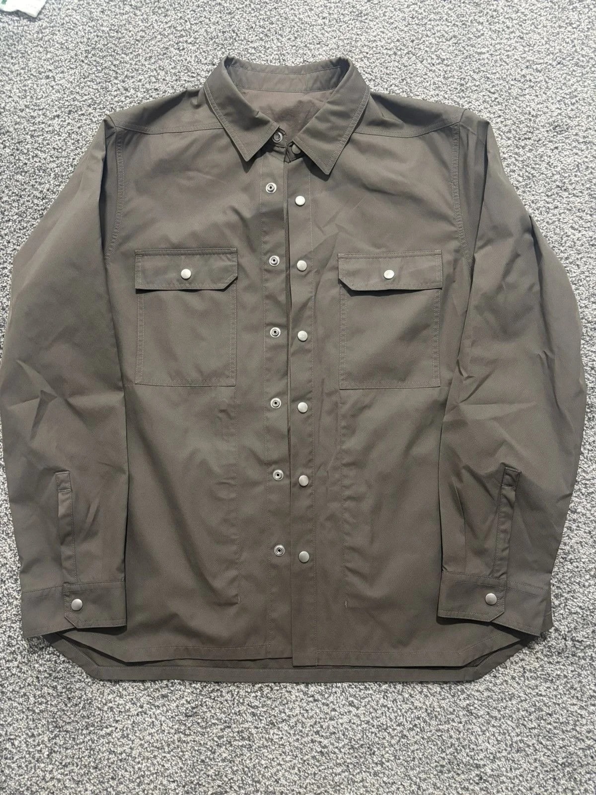 Rick Owens — Rick Owens Dust Utility Button Up Shirt S/S Edfu 23 — streetwear — resale