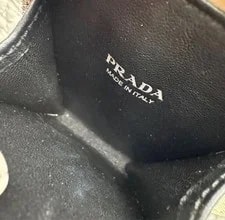 Excellent Condition Prada Triangular Logo Fr 4