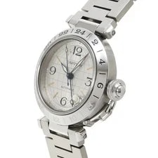 Cartier Pasha C Meridian GMT W31029M7 Silver 730292 2