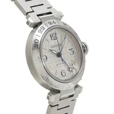 Cartier Pasha C Meridian GMT W31029M7 Silver 730292 3