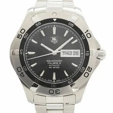 Tag Heuer — Tag Heuer Aquaracer Day Date WAF2010 Black Dial — Watch — resale