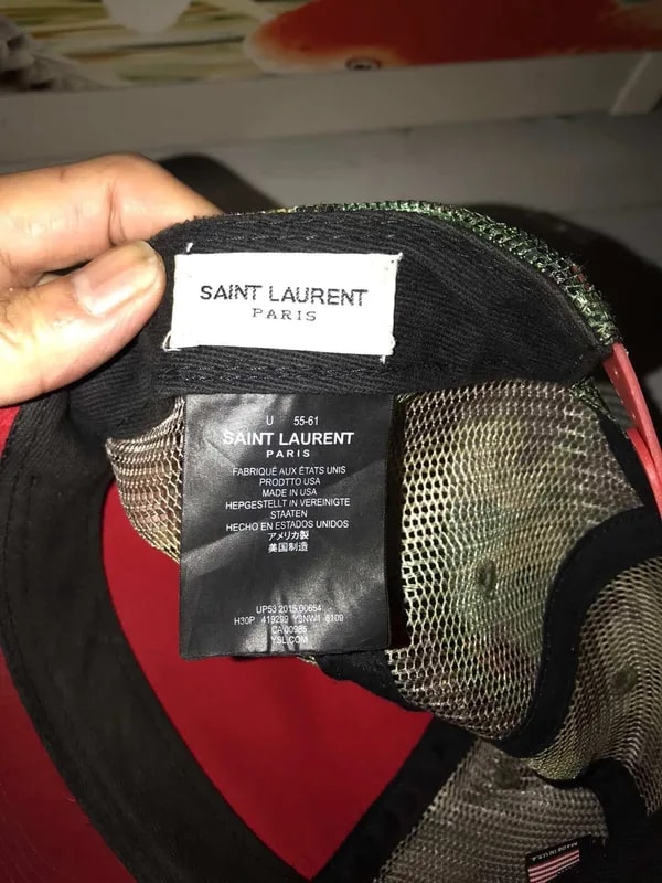 Saint Laurent — Saint Laurent Paris Cap — Clothing — resale