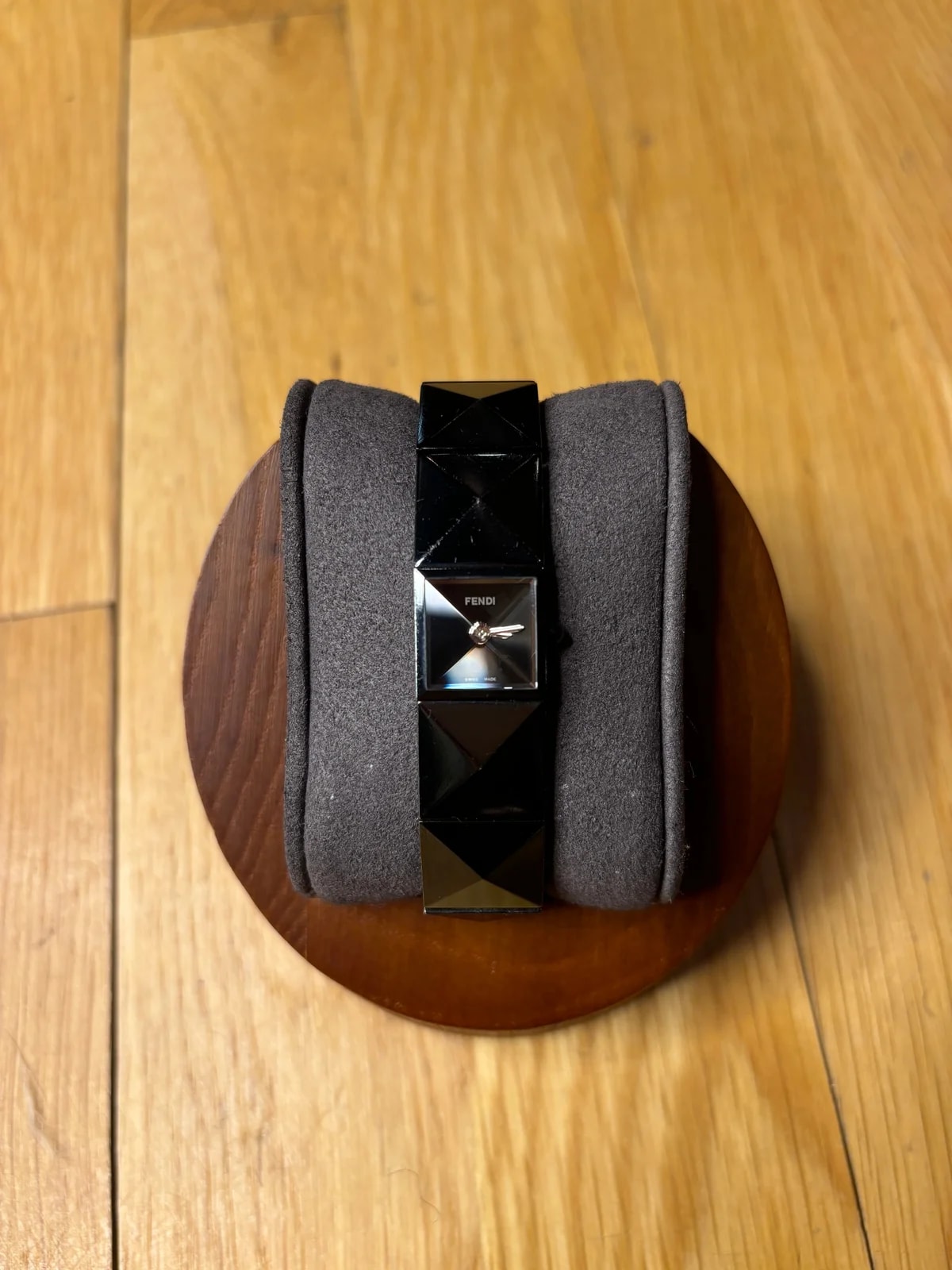 Fendi Black 4270L Ion Plated Geometric 2