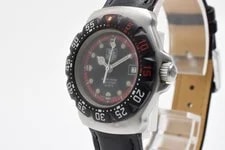 [EXC+5] Tag Heuer Formula 1 WA1414 Black Qz 28mm From Japan 4