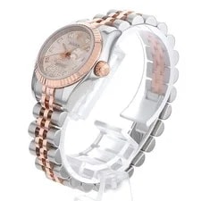 Rolex Datejust 10P Diamond 179171G Pink Carving Computer Random Number Secon... 2
