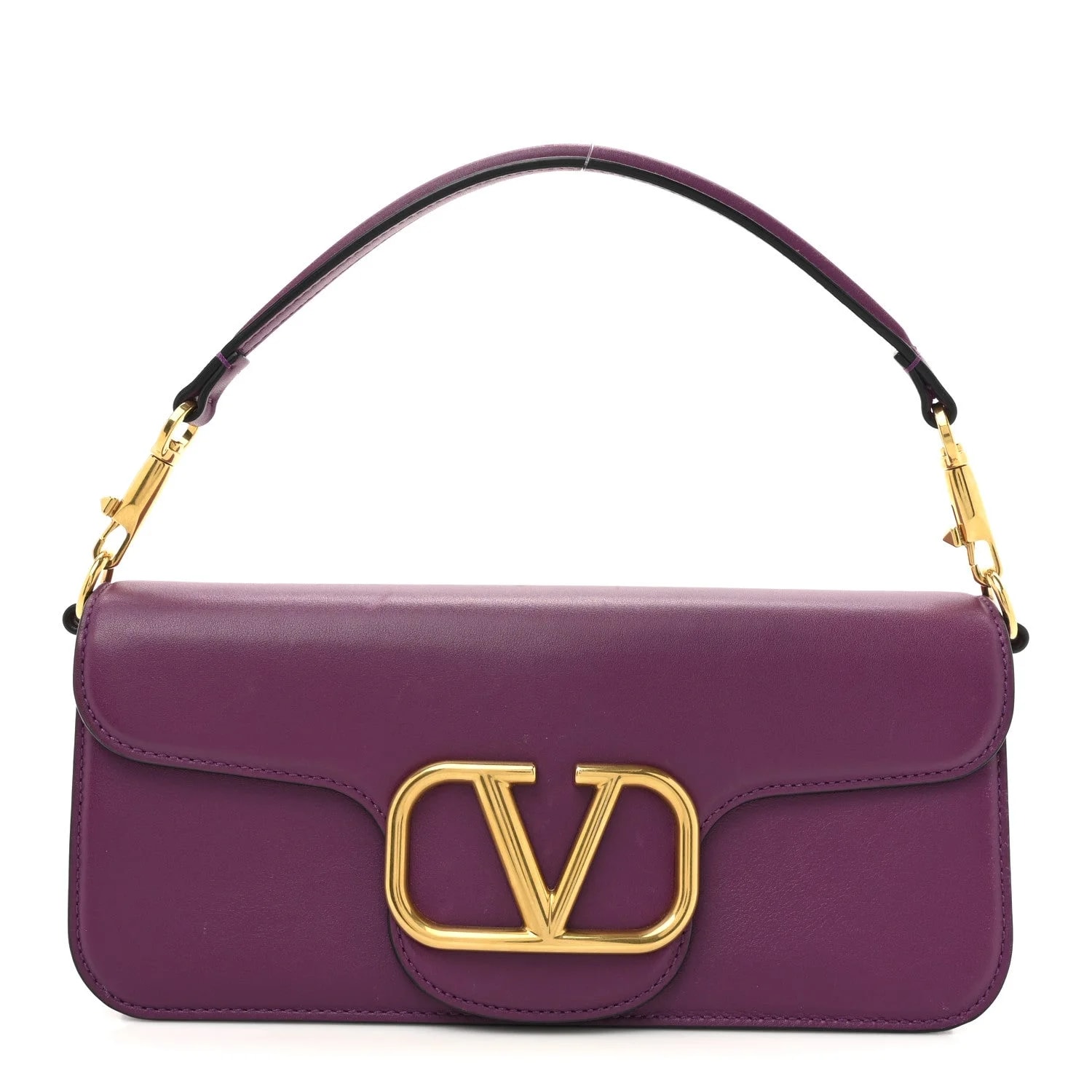 Valentino Garavani — Vlogo Loco Prune — Handbag — resale