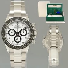 Rolex — 2023 NEW Papers Rolex Daytona 116500LN White Ceramic Panda 40mm Box — Watch — resale