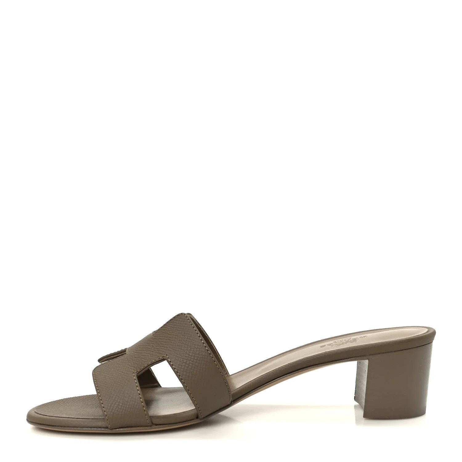 Hermès — Woolskin Oran 38.5 Etoupe — Designer Shoe — resale