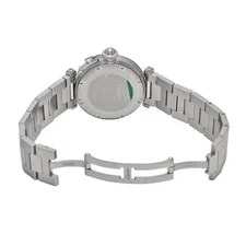 Cartier Pasha C W31044M7 ( 2475) 35mm Stainless Steel White #WW7240 4