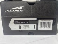 Altra Impulse Flash Running Shoes 9 Reflective Zero Drop NEW 3