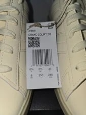 Adidas Grand Court 2.0 Size 8 Low Top Warm 3