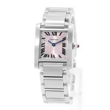 Cartier Tank Francaise W51031Q3 2384 20mm Small Silver Roman Steel 3