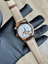 Patek Philippe Calatrava Silvery White Index Dial Strap 2026 Full 6119R-001 2