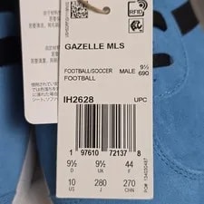 Adidas 2024 Sporting Kansas City Archive Gazelle Soccer IH2628 Size 10 New 4