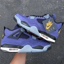 Jordan 4 Retro 'Lakers Imperial ' (FV5029-500) Full Family Size Run New 2