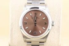 2002 Rolex Oyster Perpetual 77080 Pink Dial SS Oyster No Papers 31mm 3