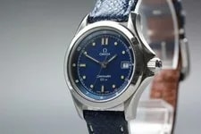Omega Seamaster 596.1501 Quartz Blue Dial 28mm 2