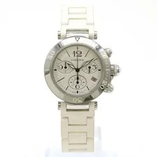 Pre-Owned Cartier — Cartier Pasha Seatimer Silver Dial QZ Quartz — Watch — resale