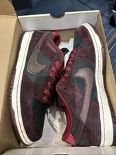NIKE — Size 12 - Riot Skateshop X Nike Dunk Pro SB QS Low Dark Beetroot — Sneaker — resale