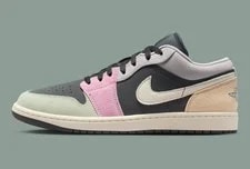 Jordan Air 1 Cow Split Cushioning Low Top Basketball 4