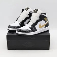 Jordan 1 Mid White Gold 3