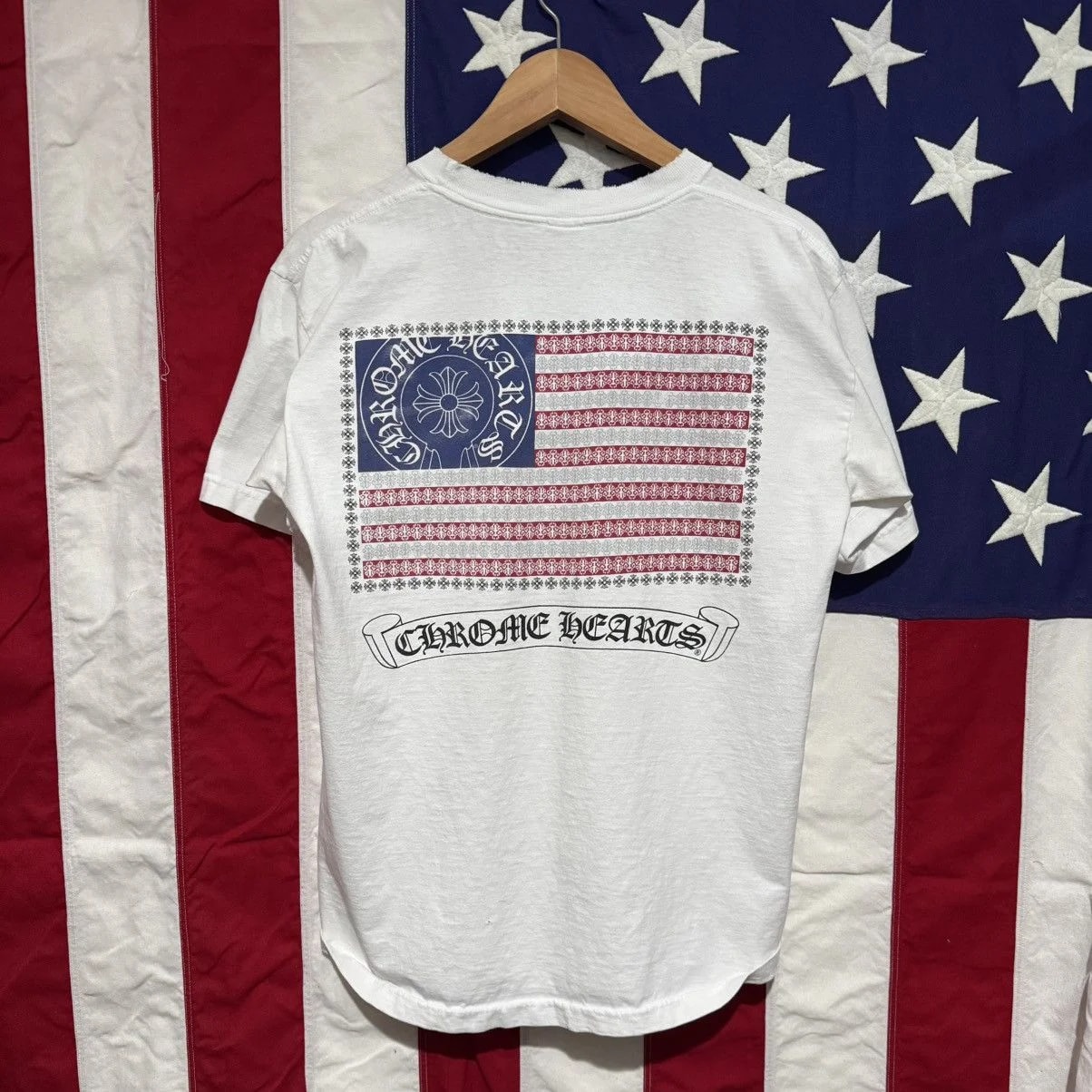 Chrome Hearts — Hearts American Flag Tee — streetwear — resale